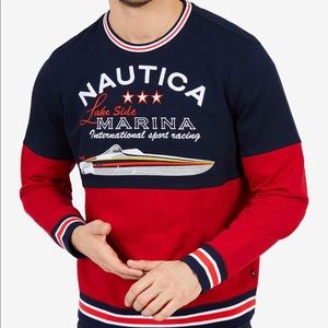 Nautica Men’s Color Blocked Sweatshirt